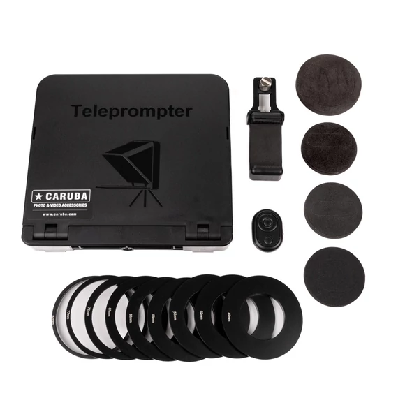 Caruba Teleprompter okostelefonhoz, tablethez és kamerához