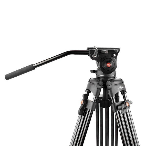 Caruba Videostar 180 Pro Videostativ + folyadékkal csillapított fej