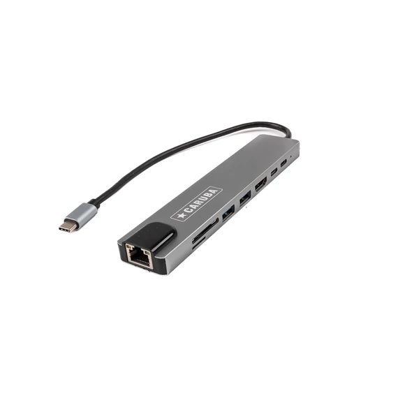 Caruba 8 in 1 USB-C Hub Ethernettel