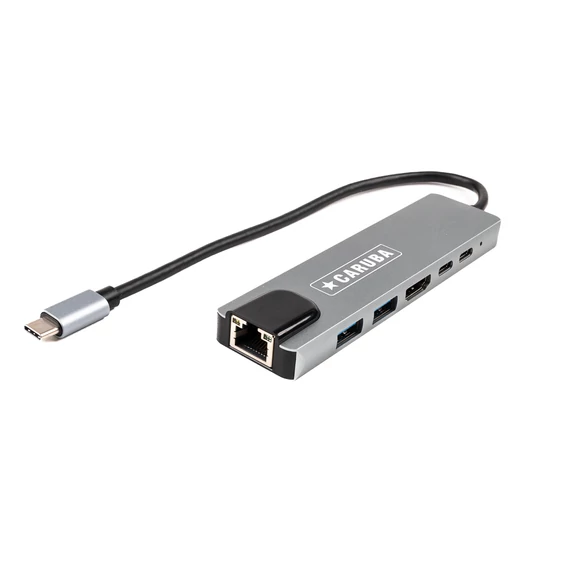 Caruba 6 in 1 USB-C Hub Ethernettel