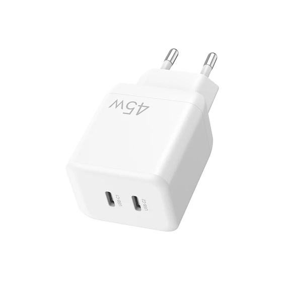 Caruba 45 W fal töltő 2x USB C
