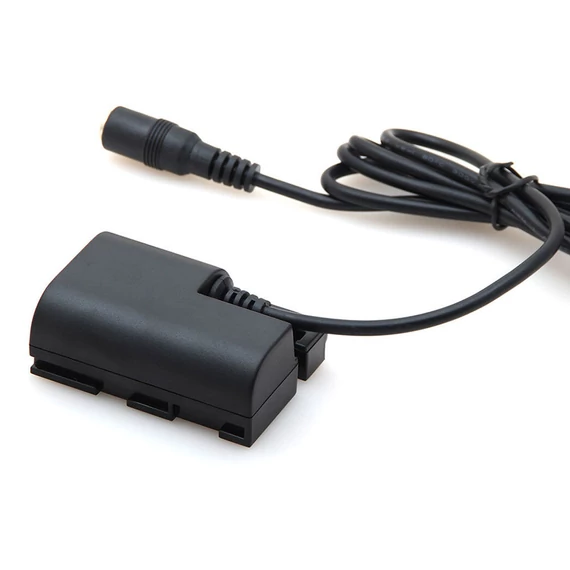 Caruba Canon LP E6 teljes dekódolású Dummy Battery (egyenes kábel)