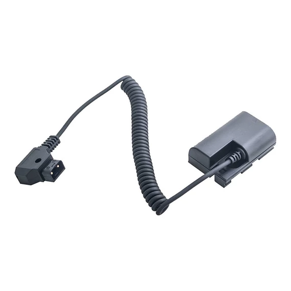 Caruba Canon LP E6 teljes dekódolású Dummy Battery + D-TAP B típusú csatlakozó (rugós kábel)