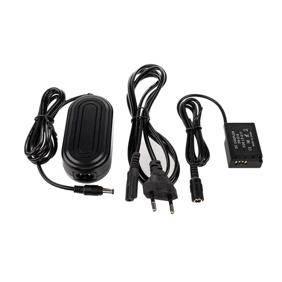 Caruba Canon LP E17 (DR E18) teljes dekódolású Dummy Battery + AC E6 hálózati adapter