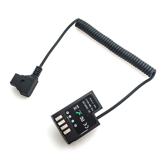 Caruba Panasonic DMW DCC12 Teljes dekódolású Dummy Battery + D TAP B típusú port (külön kábel)