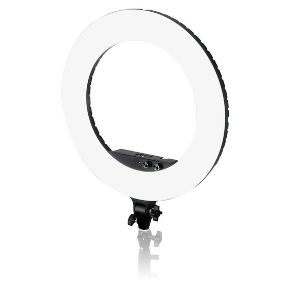 Caruba Round Vlogger 18" LED Szett PRO Tas-val Fekete