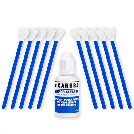 Caruba APS C Tisztító Pálca Szett (10 db 16 mm-es pálcák + 30 ml tisztító folyadék)