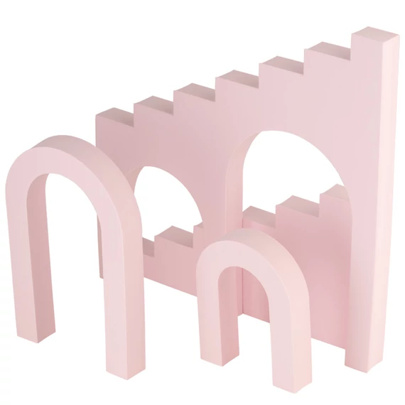 Stairs and Arch Pink Props for product photography