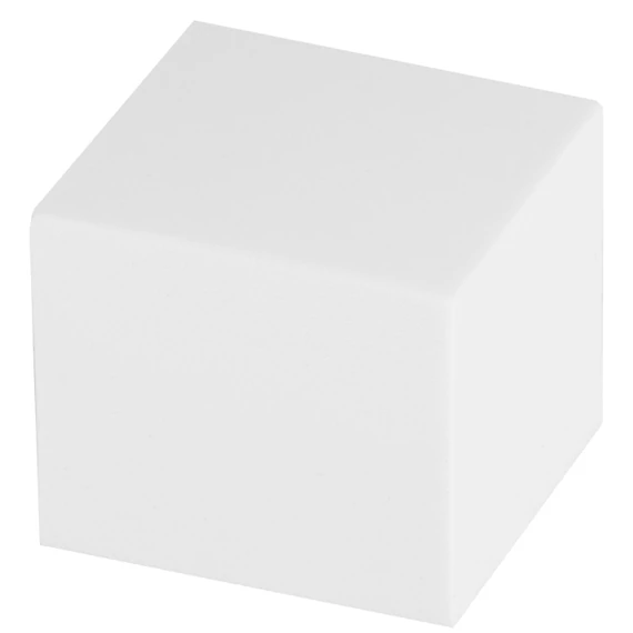 Cuboid Prop 7x7cm White for product photography