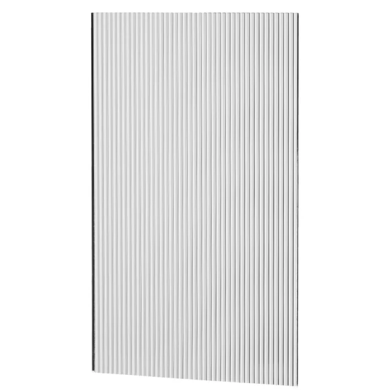 Acrylic Transparent Board PROPS 18x29cm Thick stripes effect