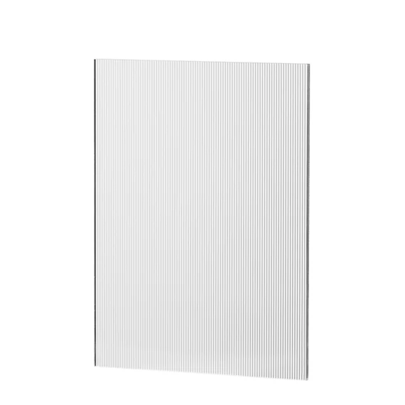 Acrylic Transparent Board PROPS 15x20cm Thin stripes effect