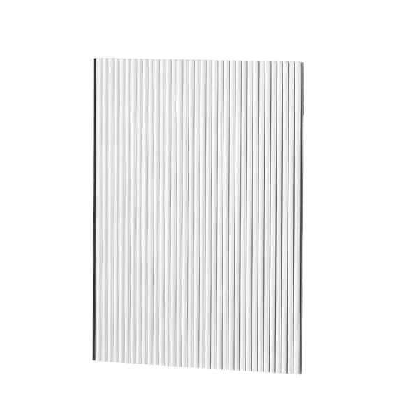 Acrylic Transparent Board PROPS 15x20cm Thick stripes effect