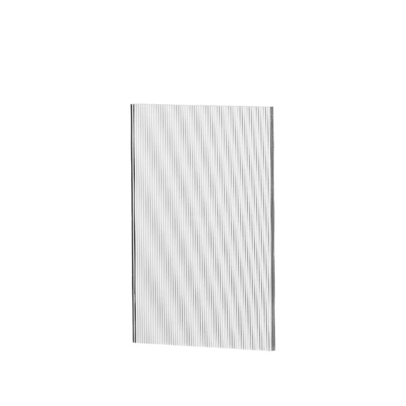 Acrylic Transparent Board PROPS 10x15cm Thin stripes effect