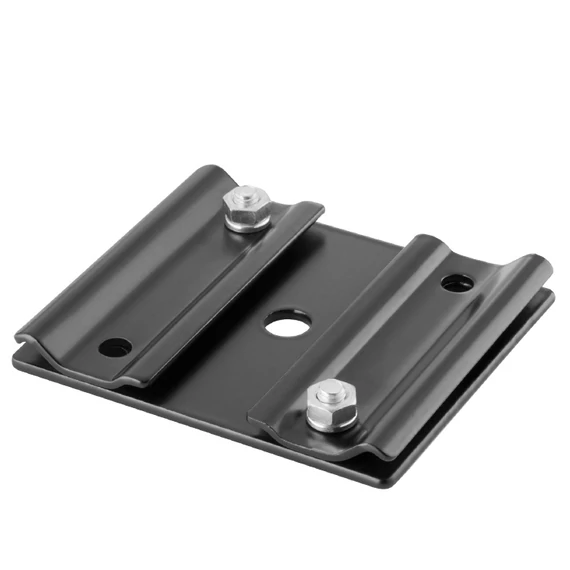 Mounting plate for rails