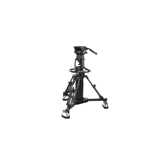 E-Image Pneumatic pedestal EP880XK with dolly EI7008 for heavy cameras and lenses