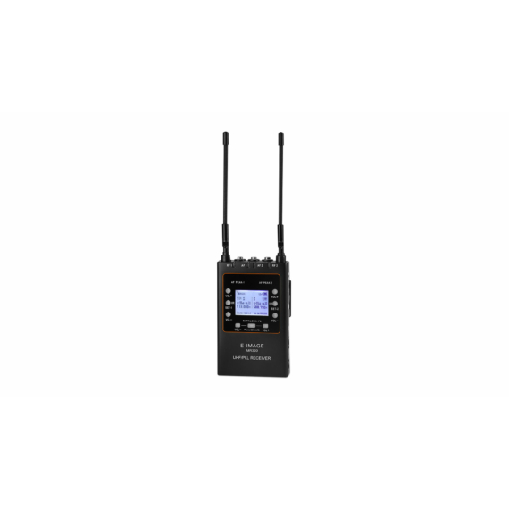 E-Image MR-300 portable UHF/PLL receiver with 2 channels