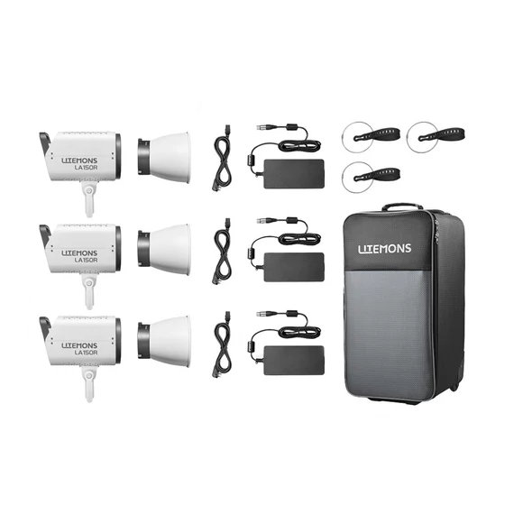 Godox Litemons LA150R RGB LED Video Light 3-light kit