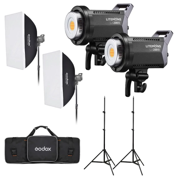 Godox Litemons LA200Bi Bi-color Duo Kit