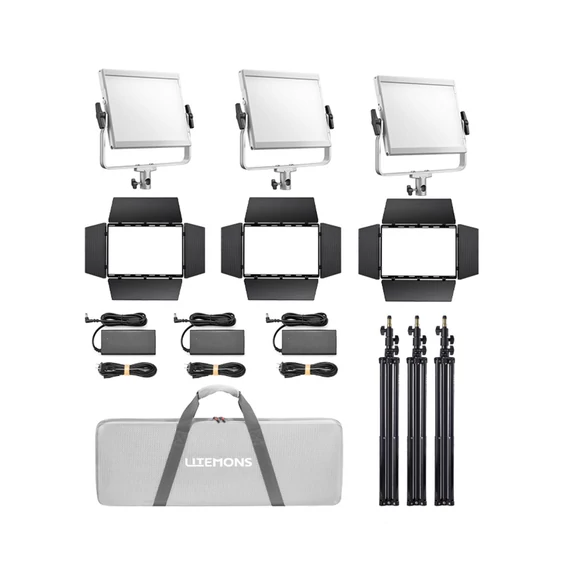 Godox Litemons LP400Bi Bi-color LED Light Panel 3-light kit