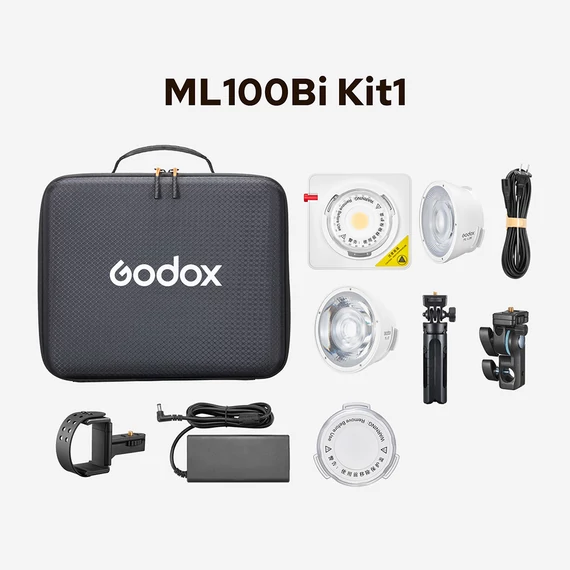 Godox ML100Bi Bi-color LED video light Kit 1