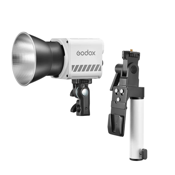 Godox ML60II BI Portable LED Light (Bi Color) with AK-B02 Holding Handle and Battery Support Kit