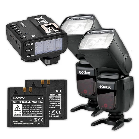 GODOX Speedlite V860II Canon Duo X2 Trigger Kit