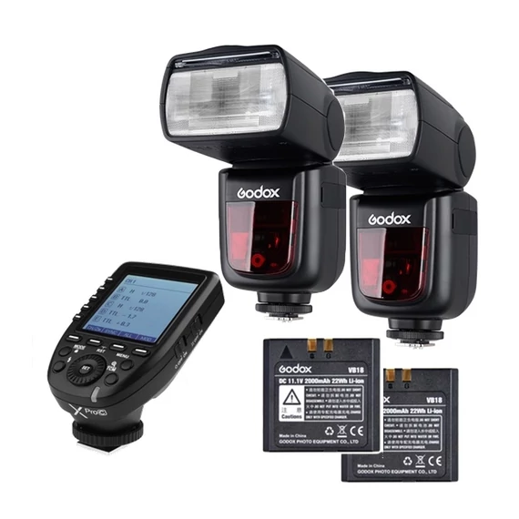 Godox Speedlite V860II Canon Duo X-PRO Trigger Kit