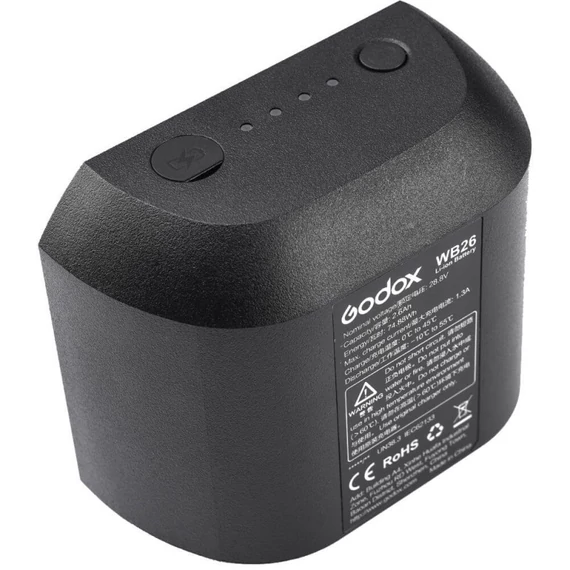 GODOX WB26 akkumulátor AD600 PRO TTL-hez