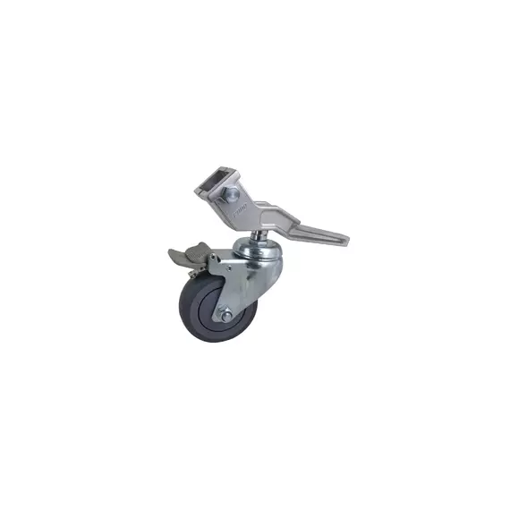 KUPO KC-100S caster with brake and square adapter – set of 3 wheels