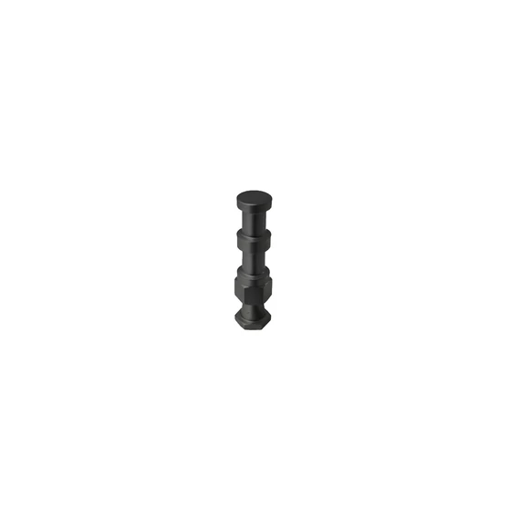 Kupo KS-020B adapter with 5/8 pin and hex stud – black