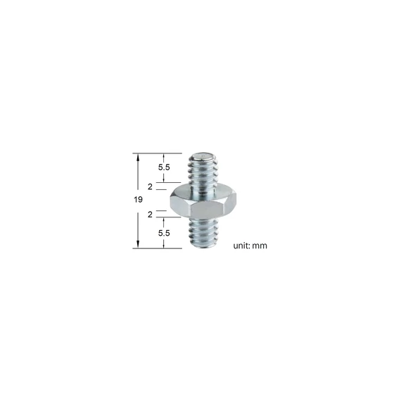 Kupo KS-051 adapter with double 1/4″ male screw