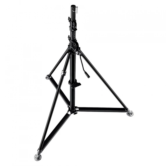 Manfrotto Super wind up állvány, acél, fekete 387XBU