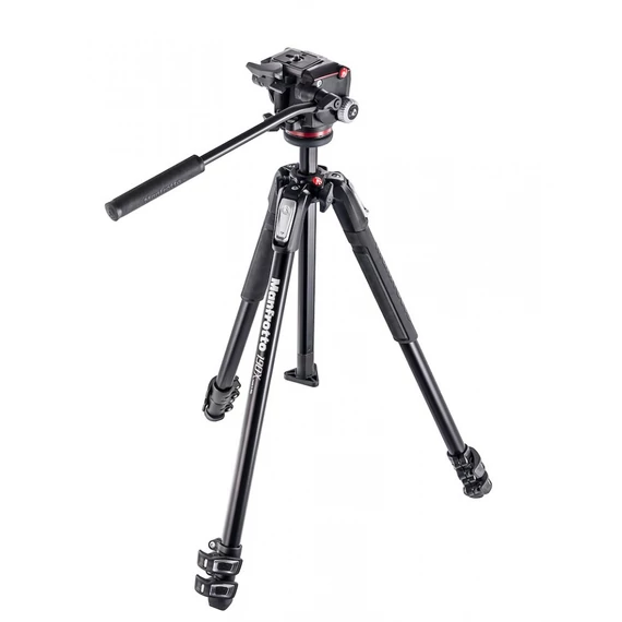 Manfrotto 190X kit alu 3 szekciós állvány + XPRO fluid fej MK190X3-2W