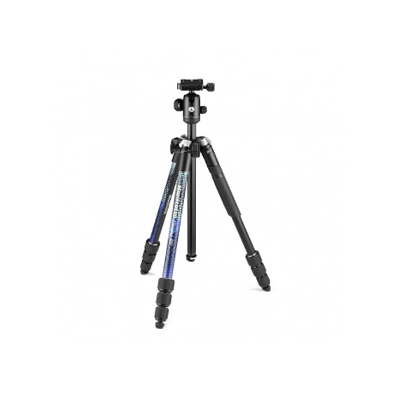 Manfrotto Element MII állvány Alu 4 szekció, gömbfej, kék MKELMII4BL-BH