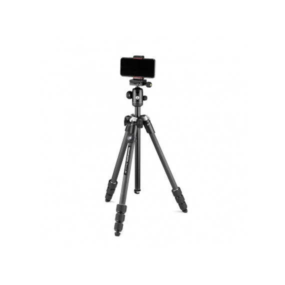 Manfrotto Element MII állvány mobile BT, CF 4szek. gömbfej, fekete MKELMII4CMB-BH