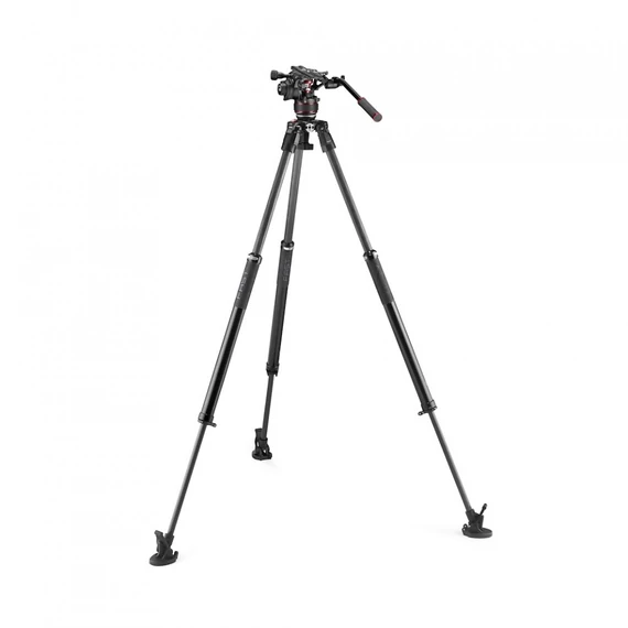 Manfrotto Nitrotech 612 fej + 635 Fast karbon állvány, szimpla láb MVK612SNGFC