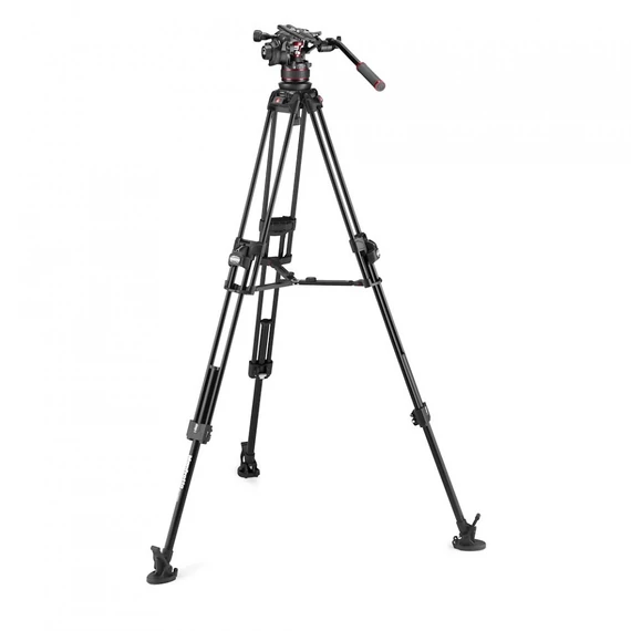 Manfrotto Nitrotech 612 fej + 645 Fast Alu állvány, középterp. ikerláb MVK612TWINFA