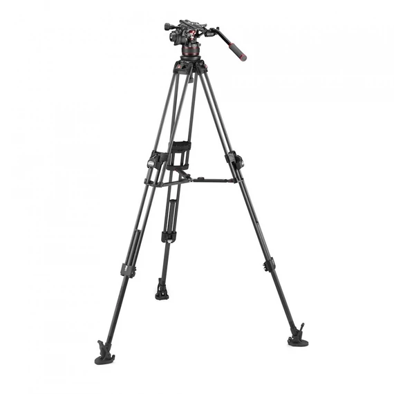 Manfrotto Nitrotech 612 fej + 645 Fast karbon állvány, k.terp ikerláb MVK612TWINFC