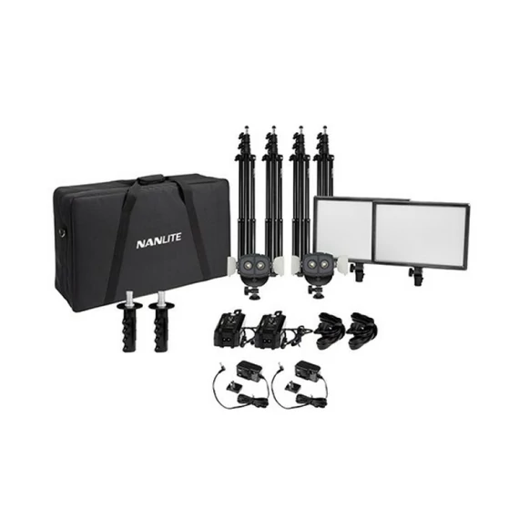 NANLITE LumiPad 25 led panel szett 4 (AC adapterrel)