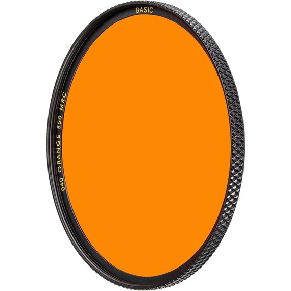 B+W 040 narancs szűrő 550nm MRC Basic, 49 mm