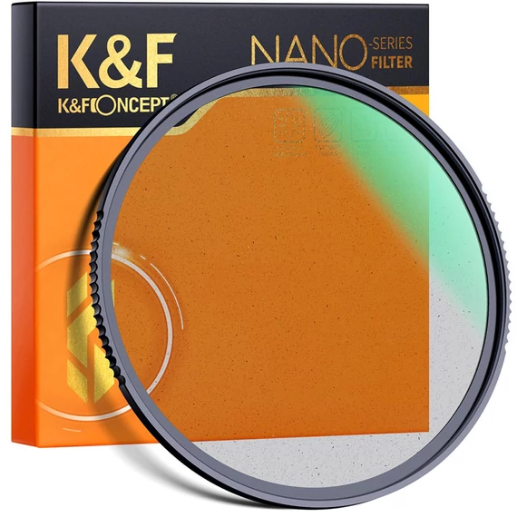 K&F Concept 49MM Nano-X Black Mist lágyító szűrő 1/2, Karcálló -