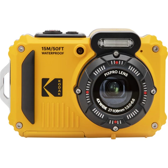 Kodak Pixpro WPZ2 vízálló, porálló, ütésálló digitális fényképezőgép, sárga