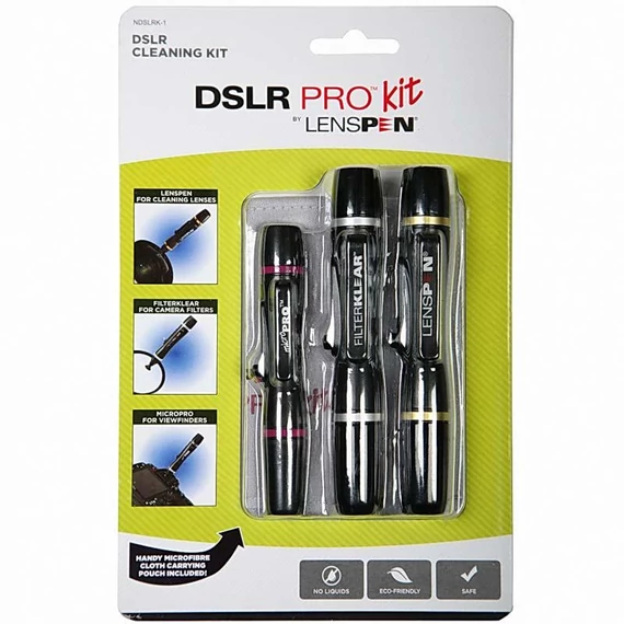 Lenspen DSLR Pro kit (optika- szűrő- és keresőtisztító + mikroszálas tartókendő)