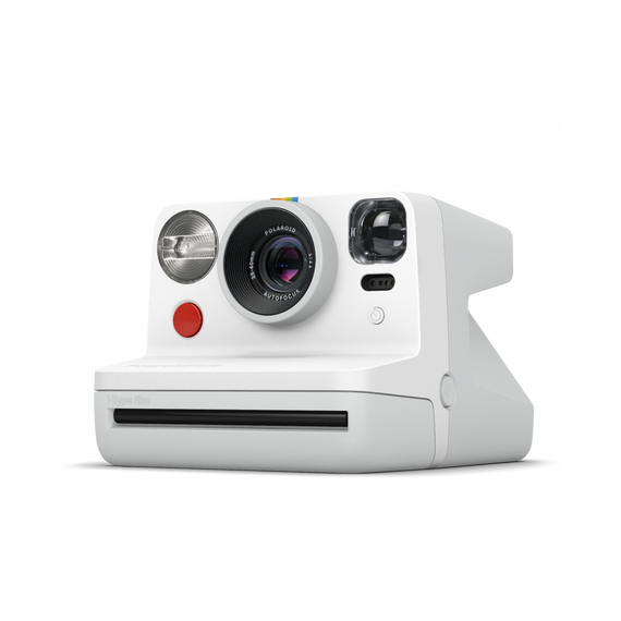 Polaroid Now analóg instant fényképezőgép, fehér