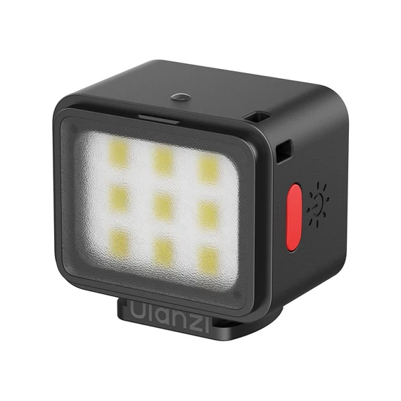 Ulanzi DG01 szuper mini LED lámpa, 5600K, 500mAh, diffúzor, USB-C, fekete