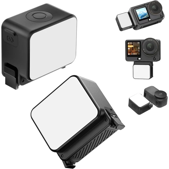 Ulanzi LM24 Action Quick Release Mini Fill Light II, LED lámpa, DJI Action 6/Nano
