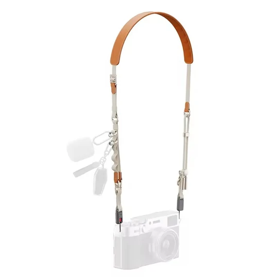 Ulanzi YF01 Y-Flex Strap, nyakpánt, csuklópánt, beépített USB-C kábel, narancs