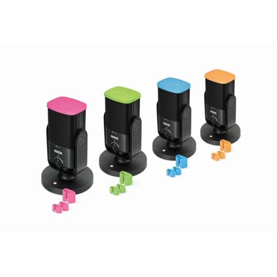 Rode COLORS1 színes mikrofonjelölő sapkák és kábeljelölők NT-USB Mini mikrofonhoz, 4db/szett
