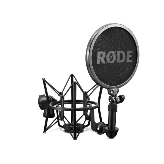 Rode SM6 rezgésgátló mikrofonfogó és POP Filter