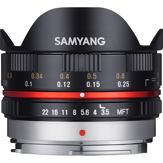 Samyang 7.5mm f/3.5 Fish-Eye MFT (Black)